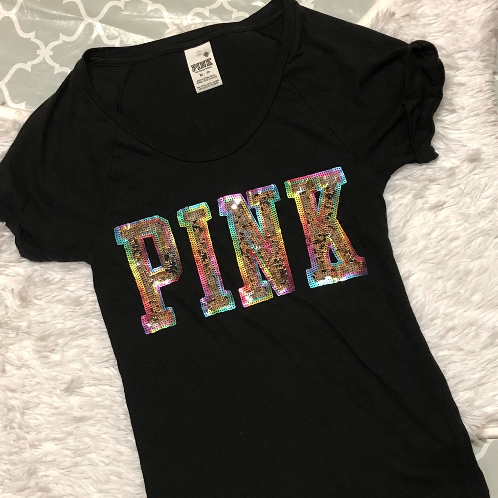 Victoria’s Secret PINK sequin T-shirt